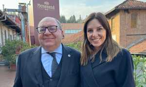 Isabella Tovaglieri con il Sindaco di Biella