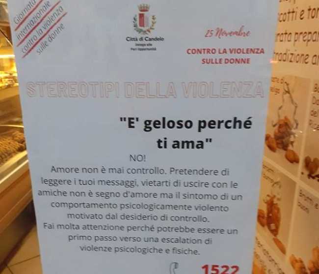 candelo contro violenza donne
