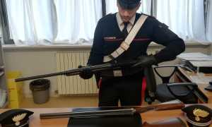 carabinieri armi sequestrate cavaglia