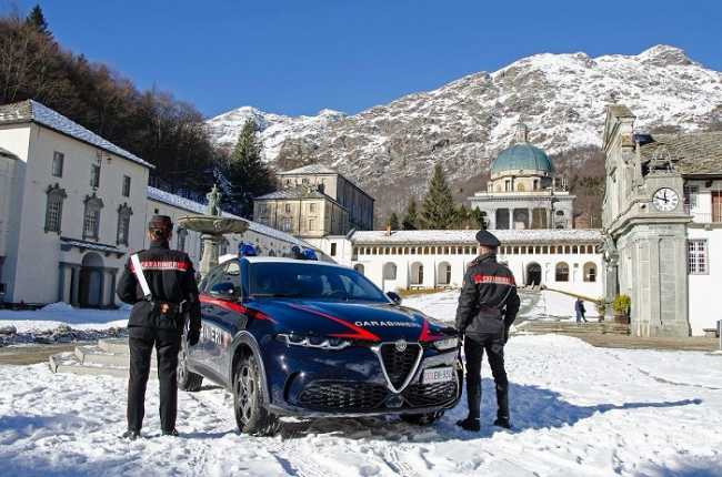 carabinieri biella neve oropa