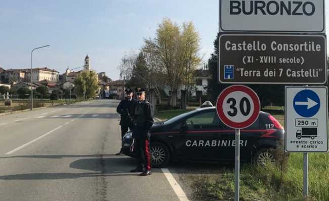carabinieri buronzo