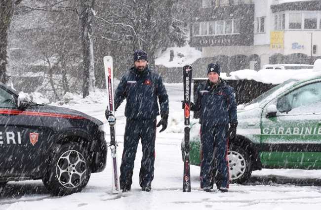 carabinieri sciatori bielmonte