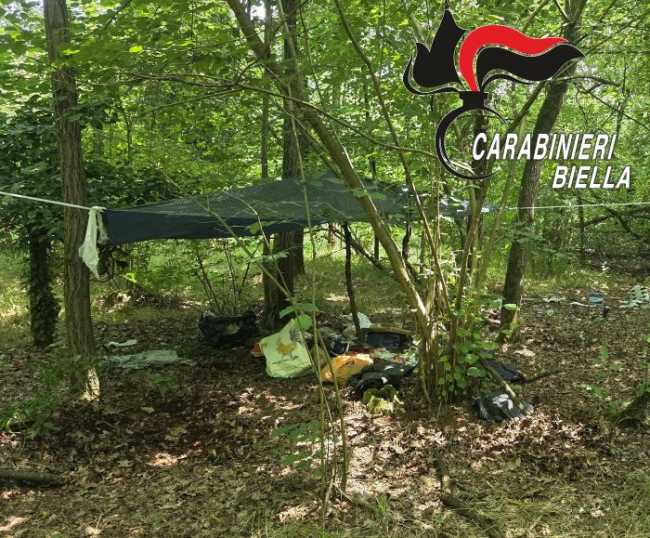 carabinieri spaccio nei boschi