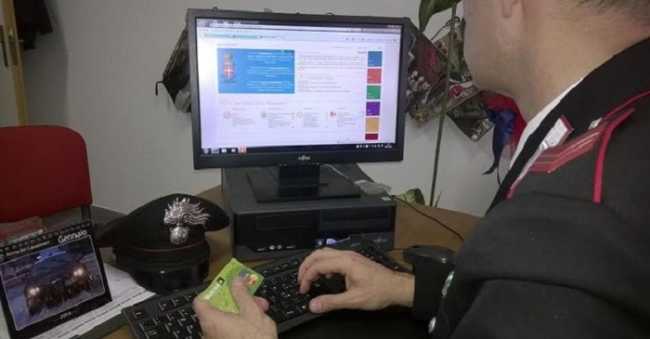 carabinieri truffa informatica