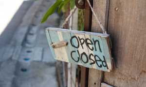 cartello aperto chiuso