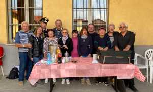 castagnata candelo con carabinieri