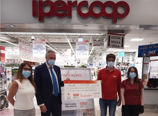 ipercoop ore assegno donazione covid