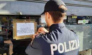polizia chiusura bar