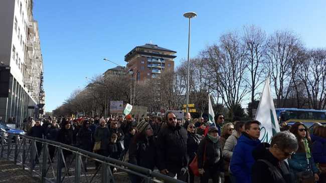 salussola protesta discarica