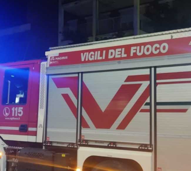 vigili del fuoco notte biella a
