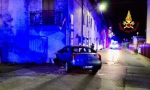 vigili del fuoco notte incidente